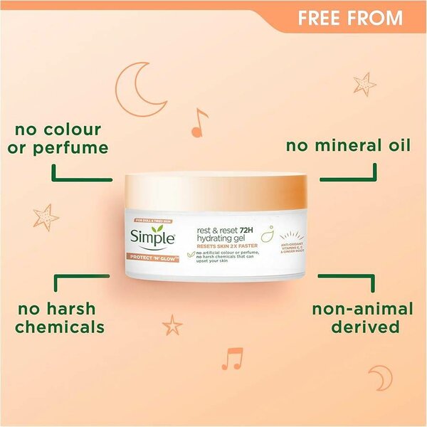 Simple rest& reset hydrating gel