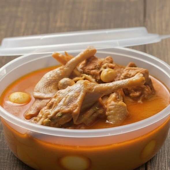 Soupe poulet pondeuse demi