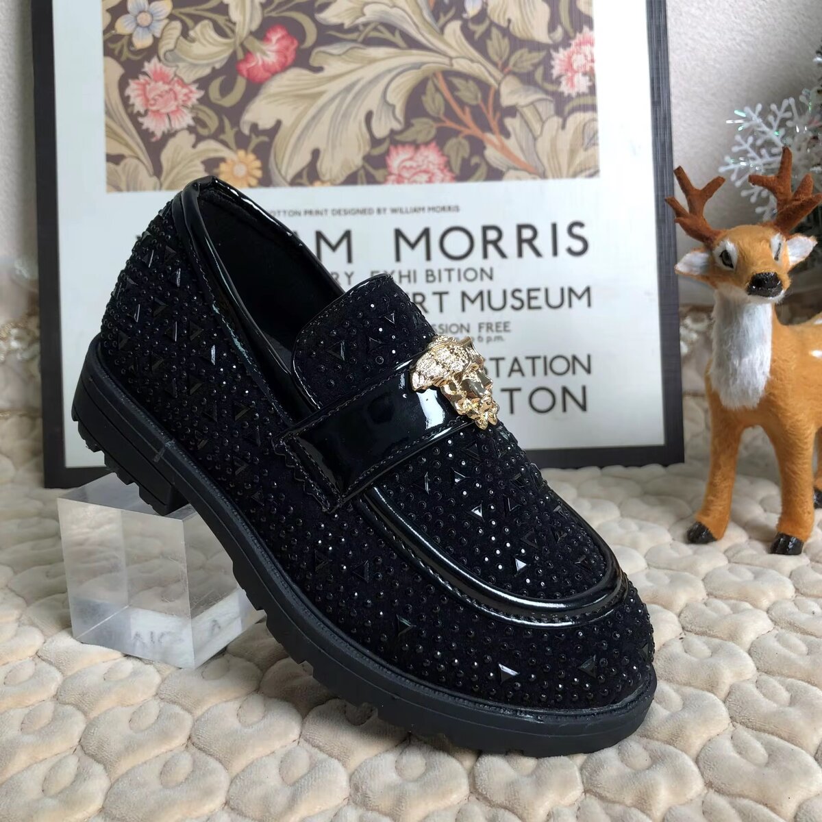 Mocassins élégants avec ornements