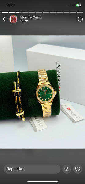 Montre Dorée Élégante