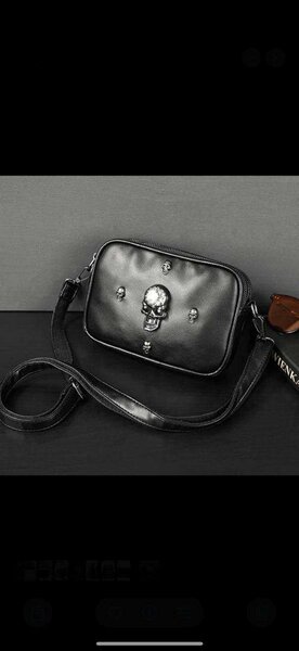 Solid leather side bags
