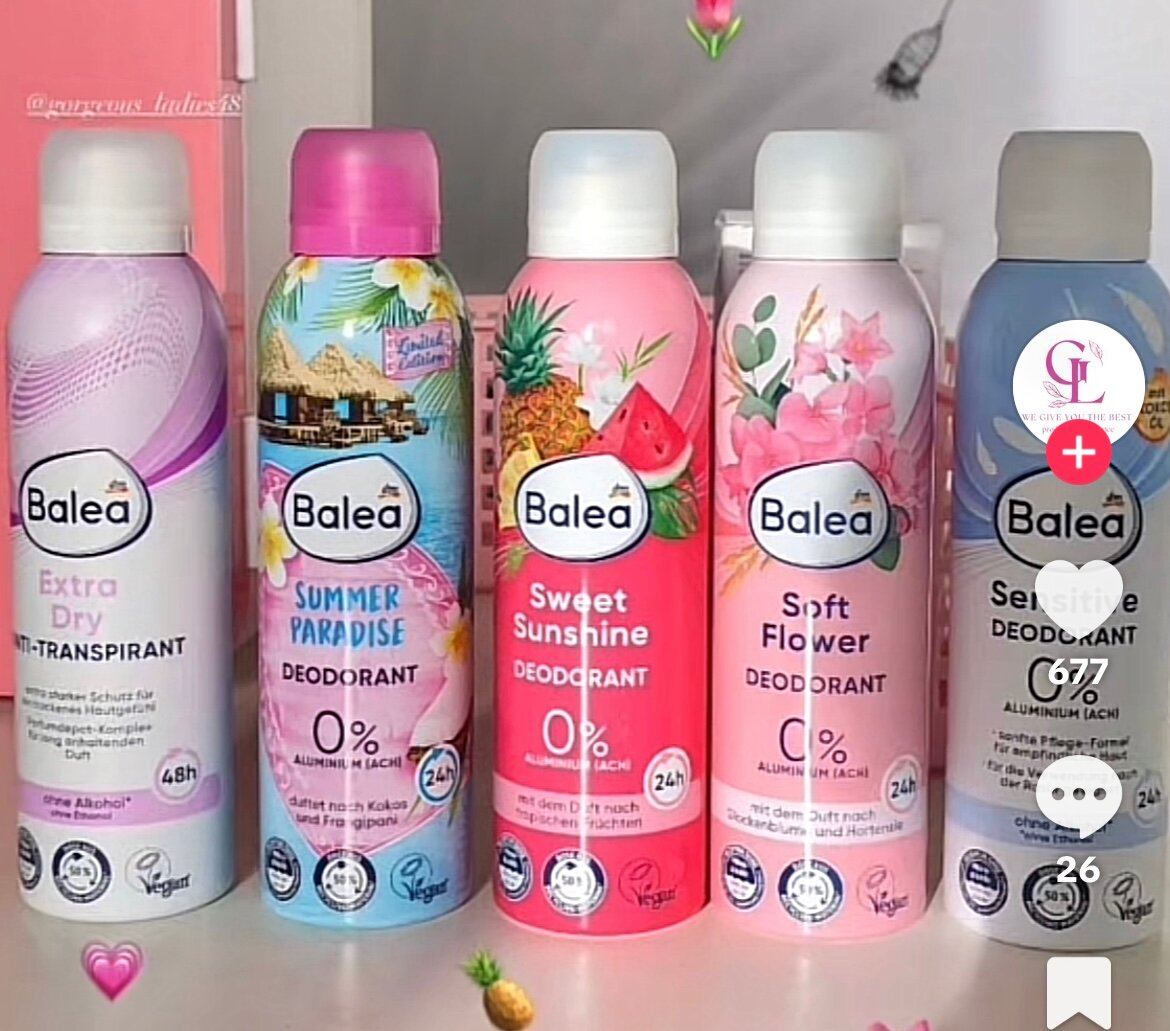 Déodorant Balea Parfumé 0%