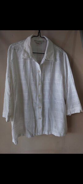 White Button Down Blouse