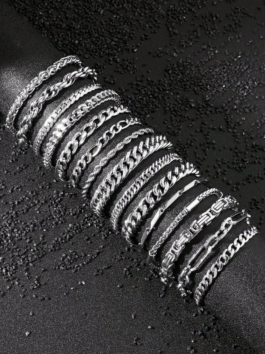 Bracelets en acier inoxydable