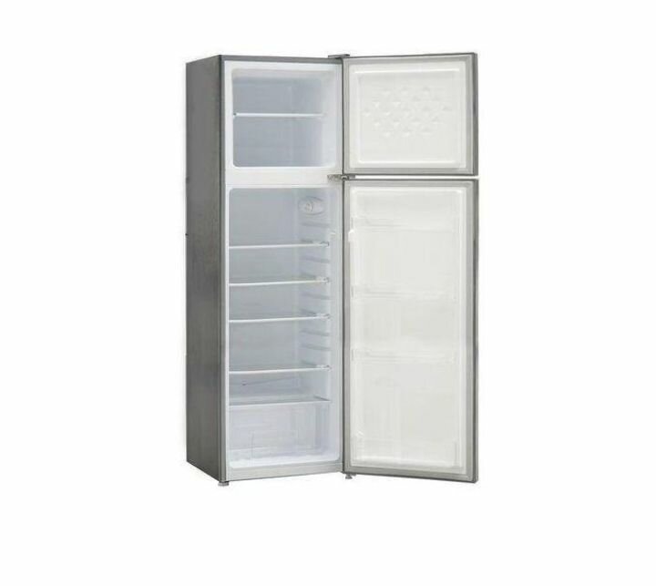 Roch 165L Double Door Refrigerator - (RFR-190TN-B) - Silver