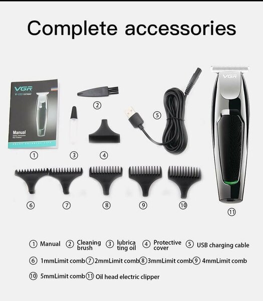 Триммер для стрижки / окантовки VGR V-030