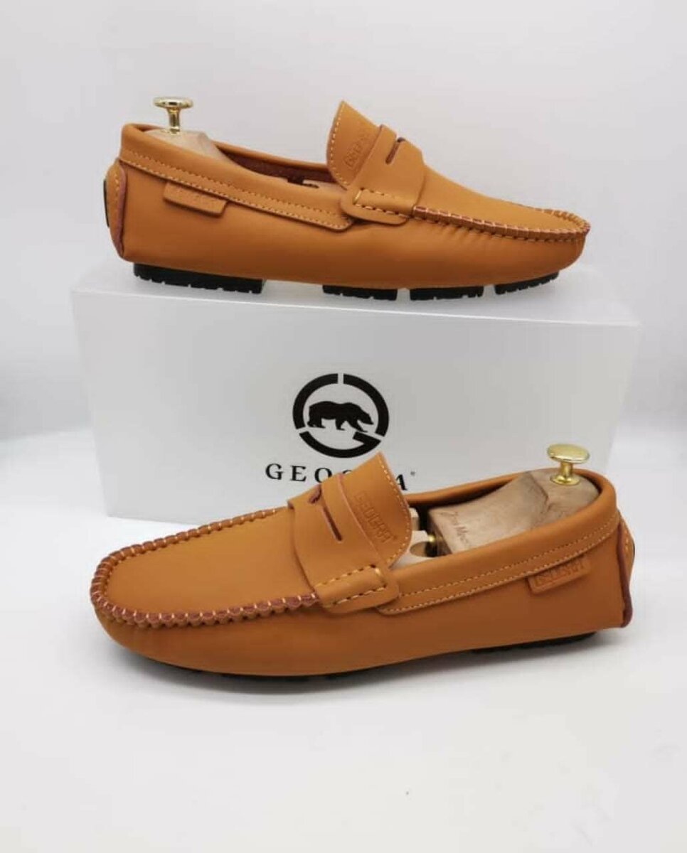 Mocassins en cuir pour hommes