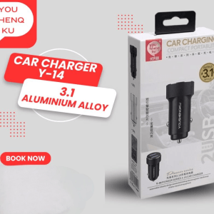 YOUSHENQKU 3.1A Car Charger Y14 - Dual USB Ports for Fast