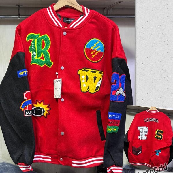 Vestes Varsity Patchwork Pour Hommes