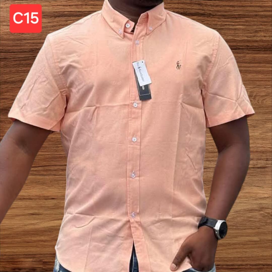 Chemise homme à manches courtes
