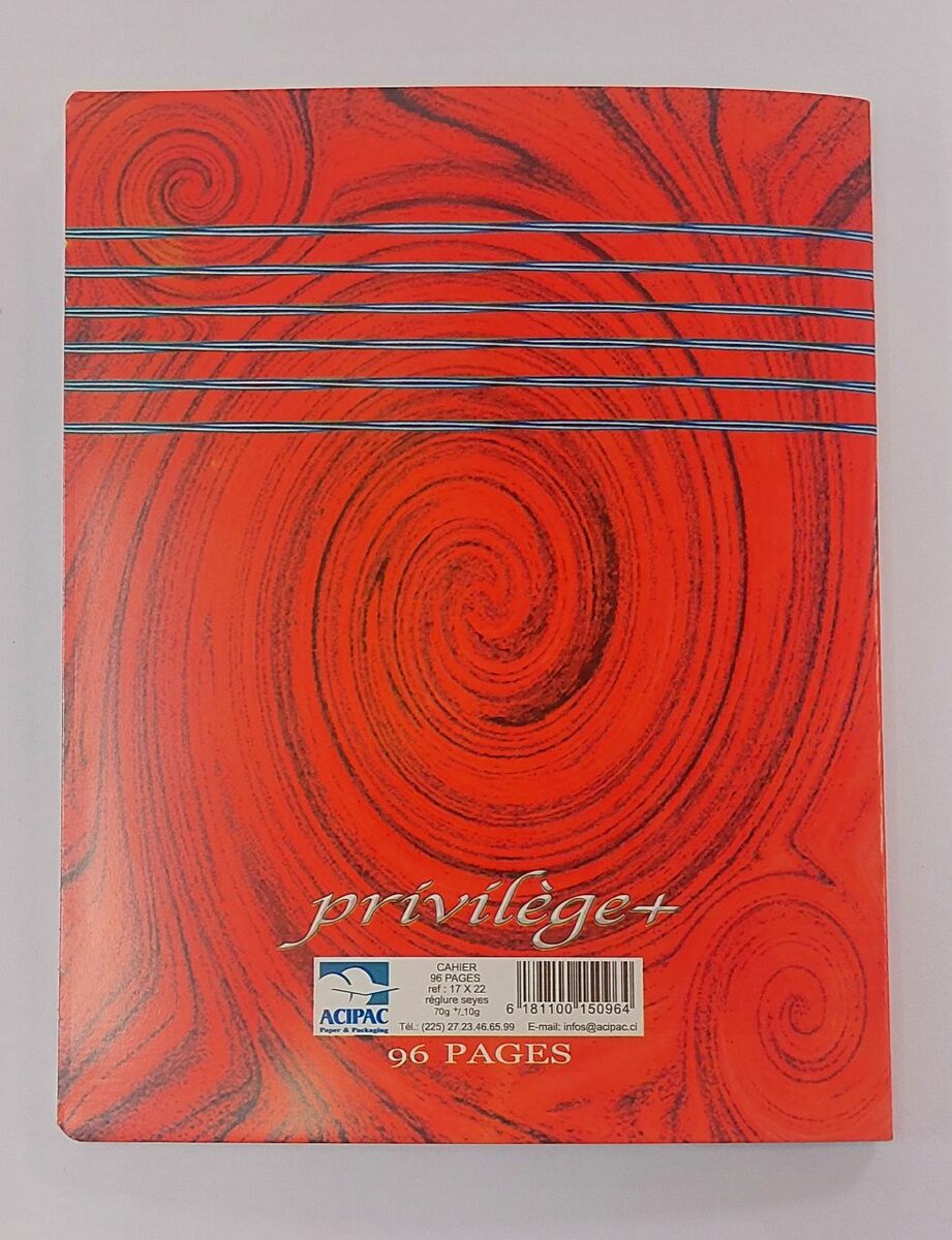 Cahier Privilège 100 Pages