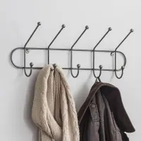 HEAVY-DUTY CLOTH RACK WALL HOOKS