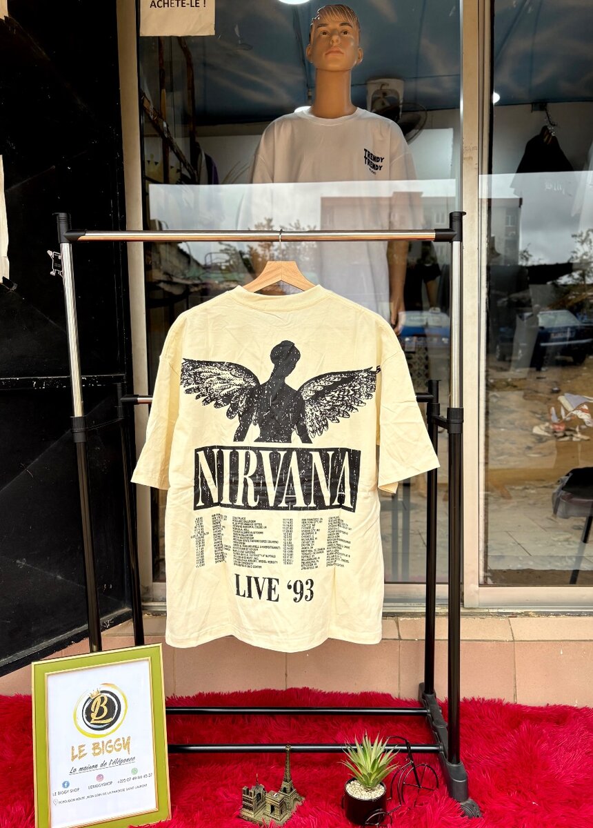 T-shirt unisexe Nirvana Live '93