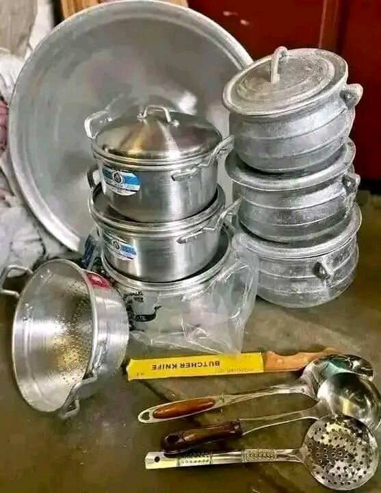 Batterie de cuisine inox complète