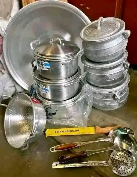 Batterie de cuisine inox complète