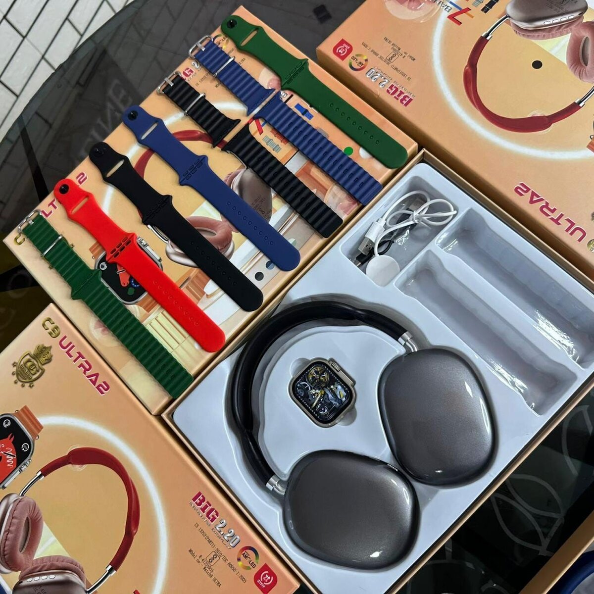 Ultra watch . Comes with an headset