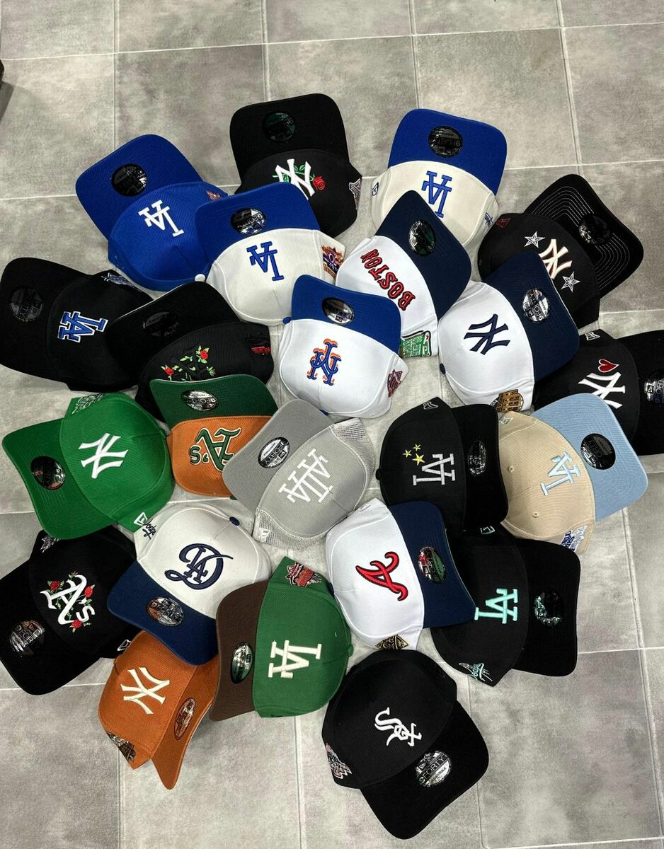 Colorful Baseball Caps Collection