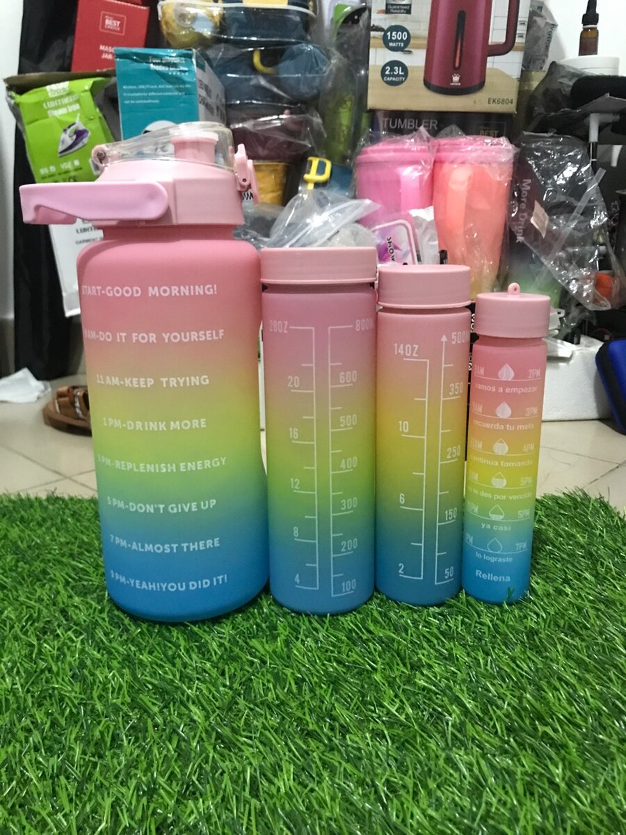 4 in 1 plastic bottle