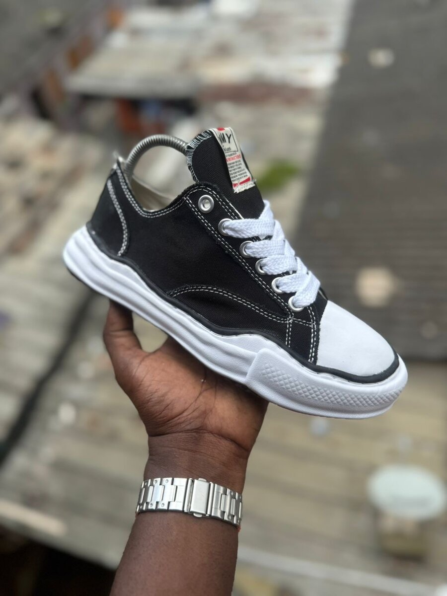 Sneakers en toile noires