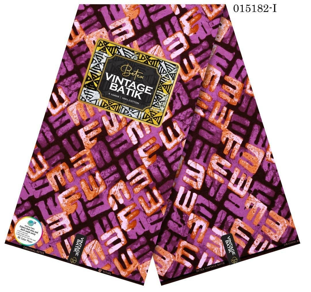 Tissu Wax Africain Coloré