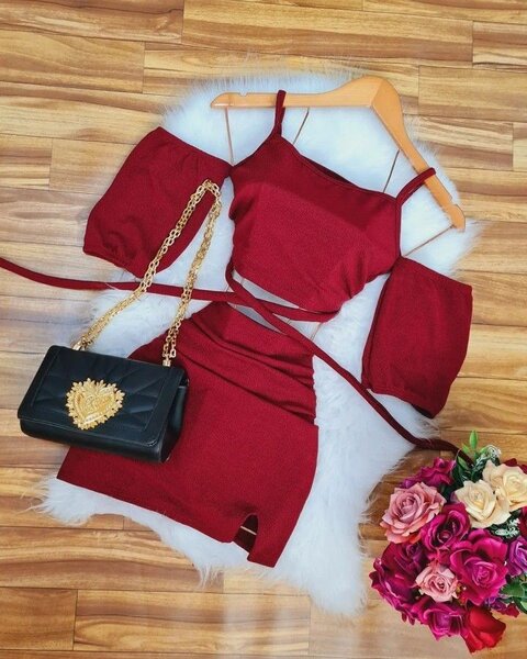 Vals ladies straight dress+bag