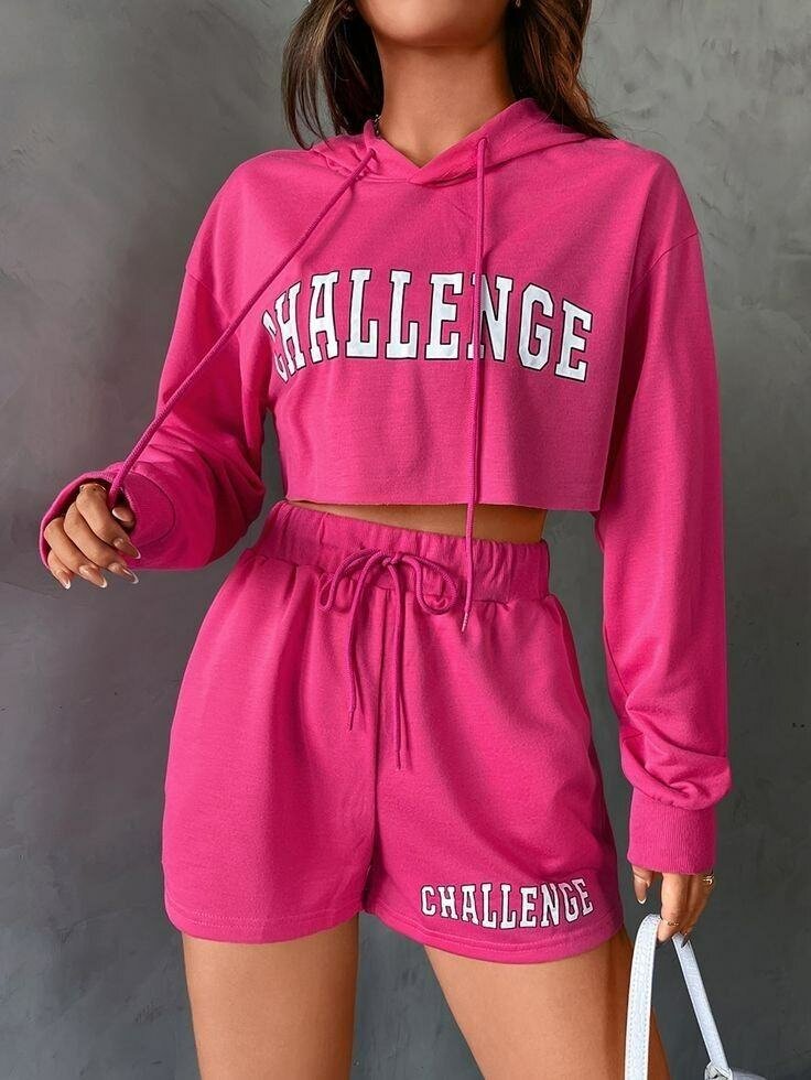 Ensemble survêtement rose femme