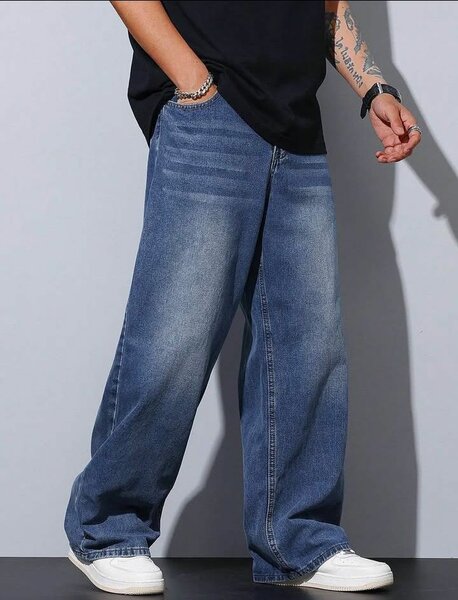 Jeans larges décontractés pour homme