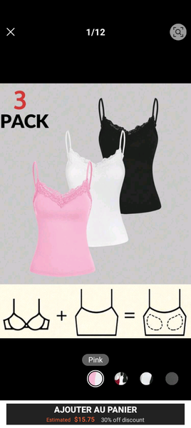 Débardeur ( 3 sous corps)