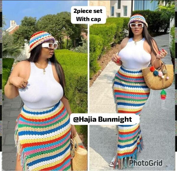 Ensemble crochet coloré