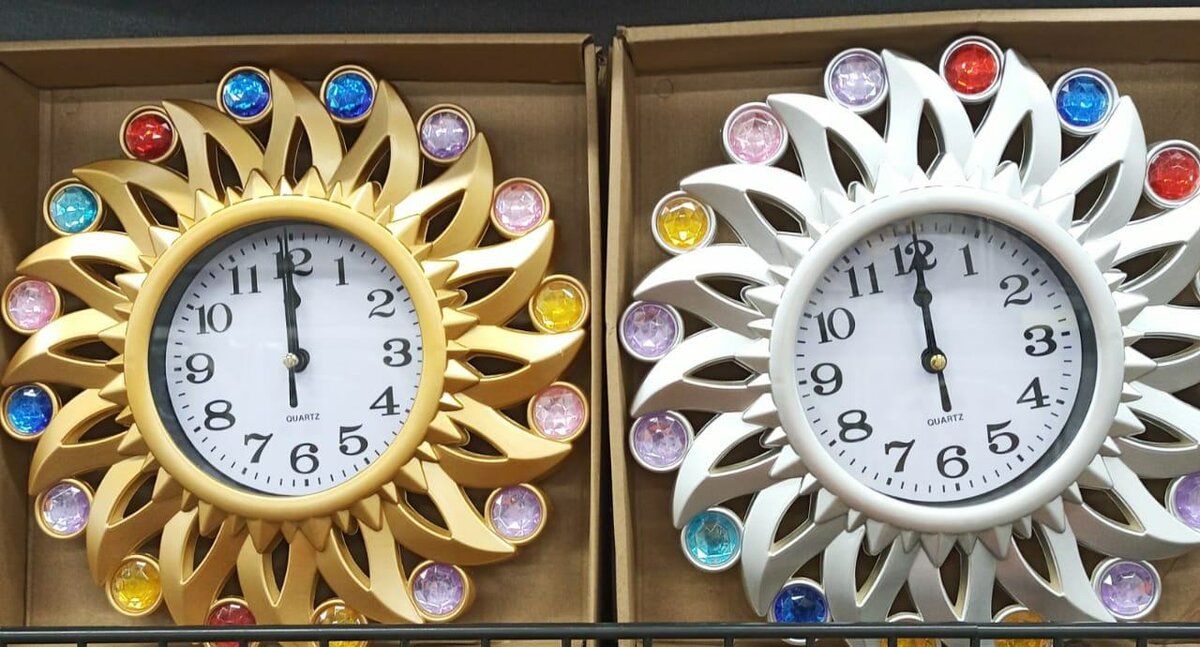 Horloge Murale Design Soleil