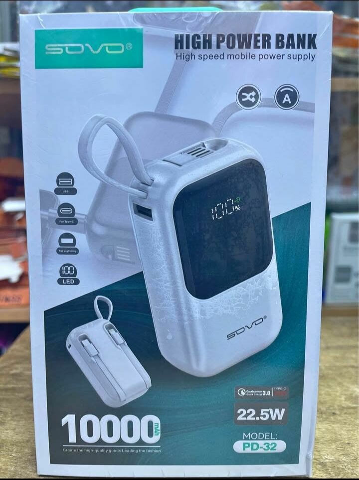 Batterie Externe 10000mAh SOVO