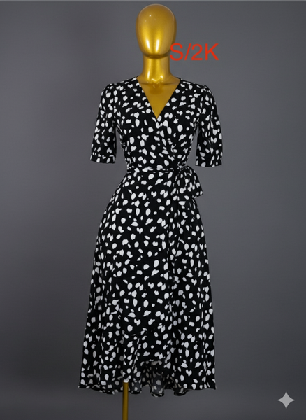 Robe maxi à motifs élégante