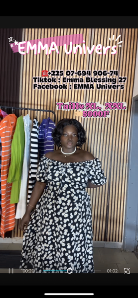 Robe Élégante Imprimée