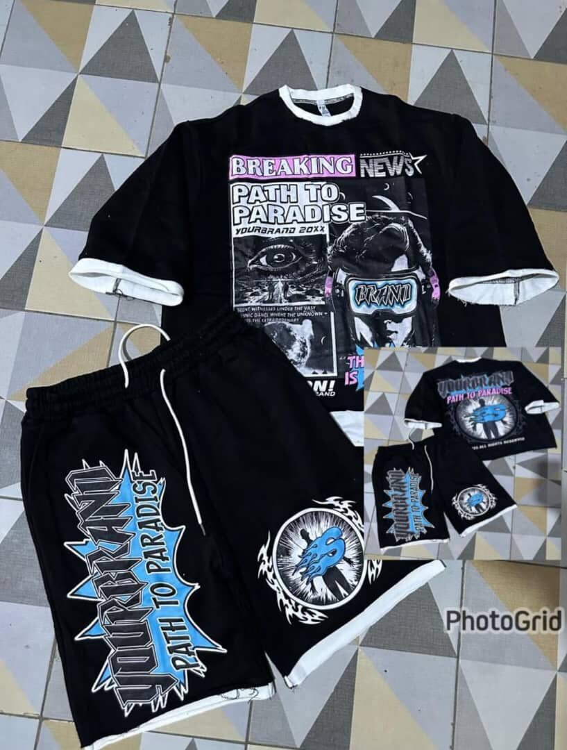 Ensemble T-shirt et Short Graphique