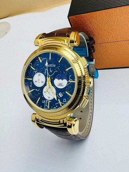 Montre Homme Luxe Dorée