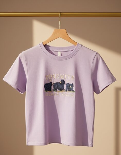 T-shirt lilas Yosemite