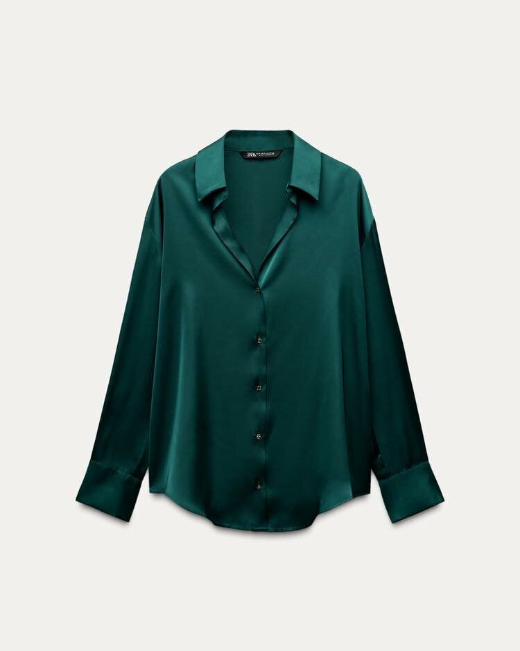 Zara Satin Shirt 