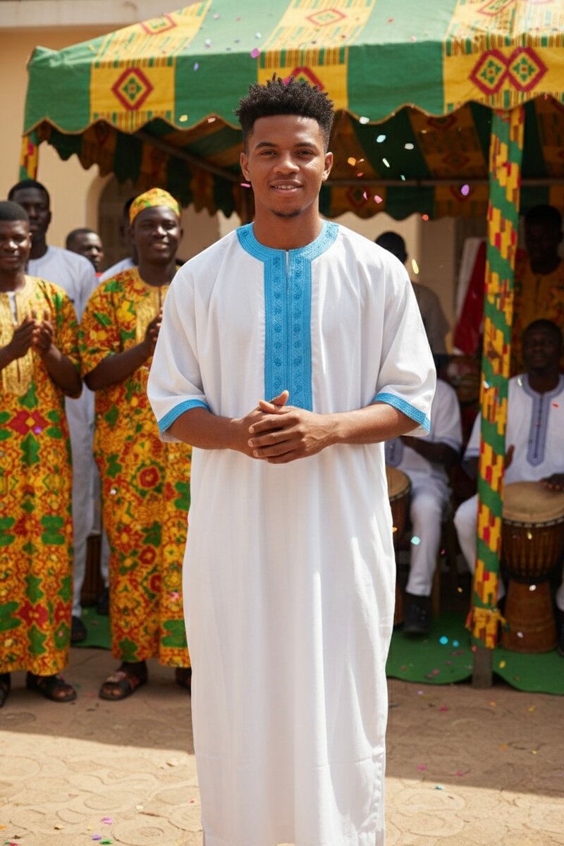 Boubou Marocain élégant