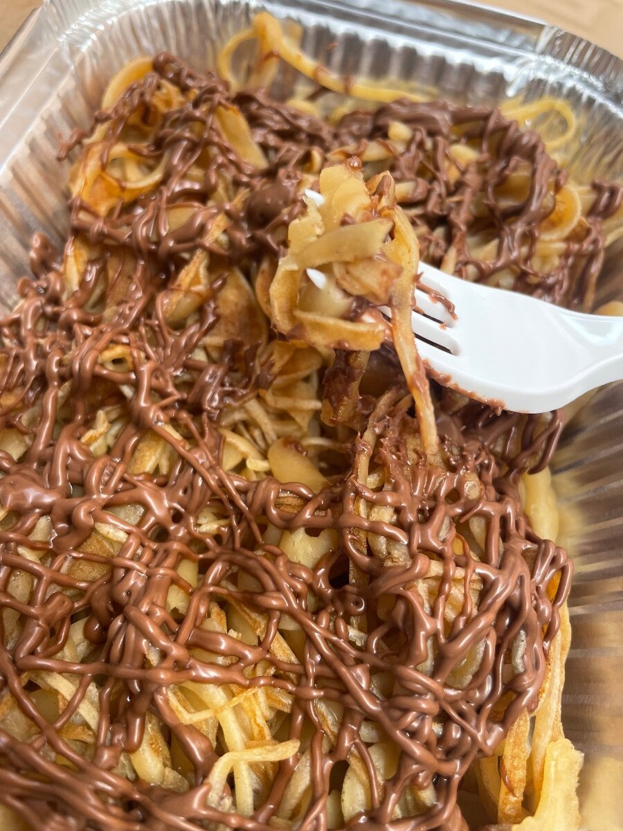 Crêpes en spaghettis