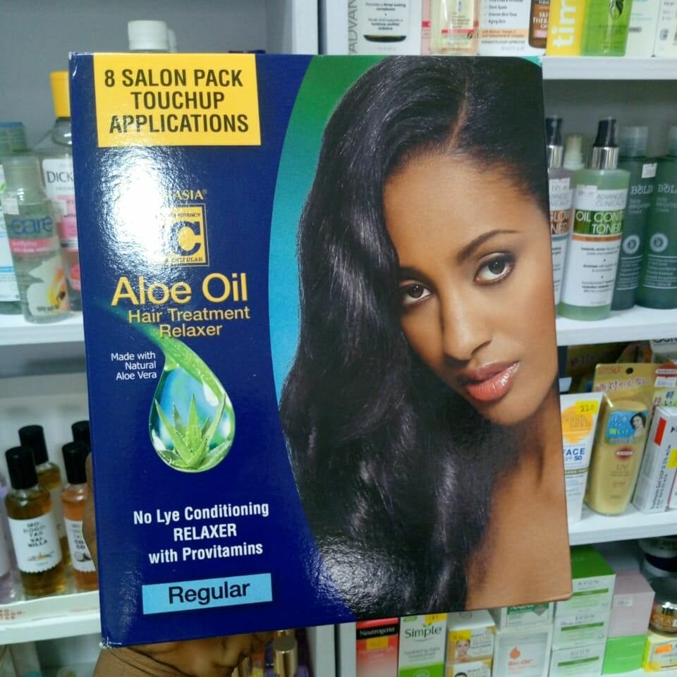 Aloe Oil Hair Treatment Regular/Normal Strength Relaxer