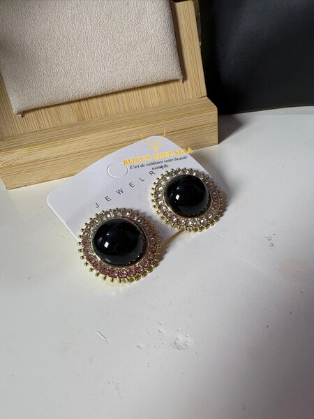 Boucles d'oreilles élégantes perle