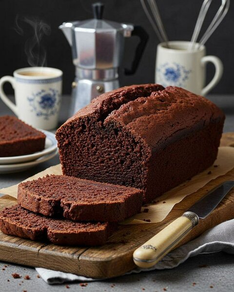 Délicieux cake au chocolat