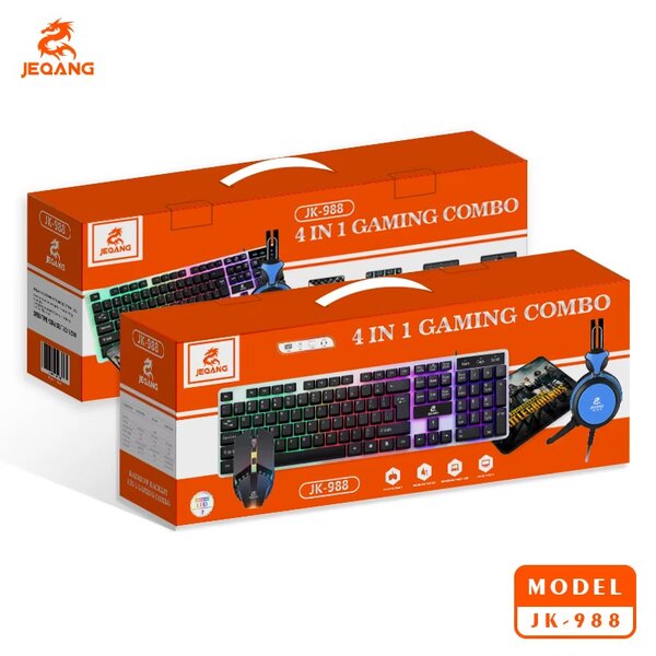 Jeqang Kit Gaming Clavier 4in1
