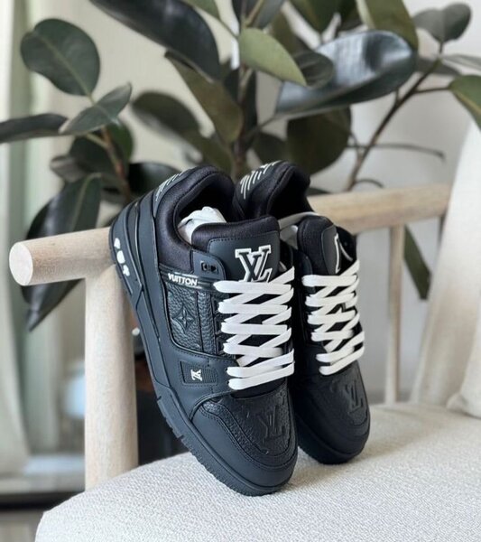 Baskets en cuir Louis Vuitton