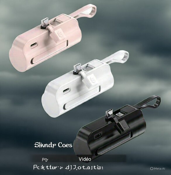 Chargeur portable 3 en 1 compact