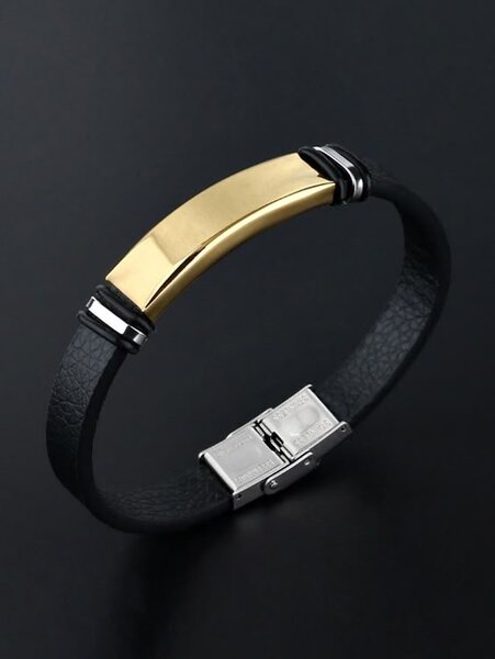 Bracelet en acier inoxydable élégant