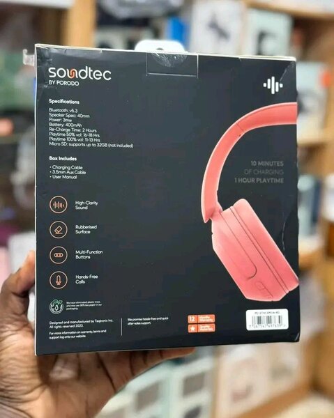 Casque Sans Fil Soundtec