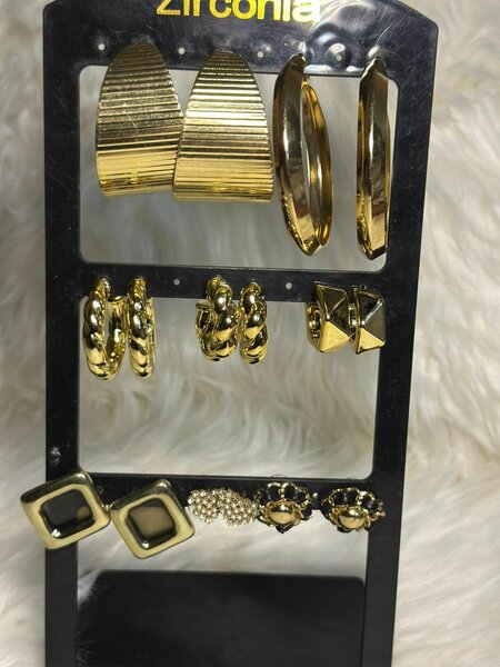 Boucles d'Oreilles Zirconia Mode