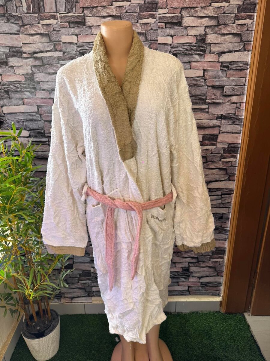 Peignoir de bain en coton doux