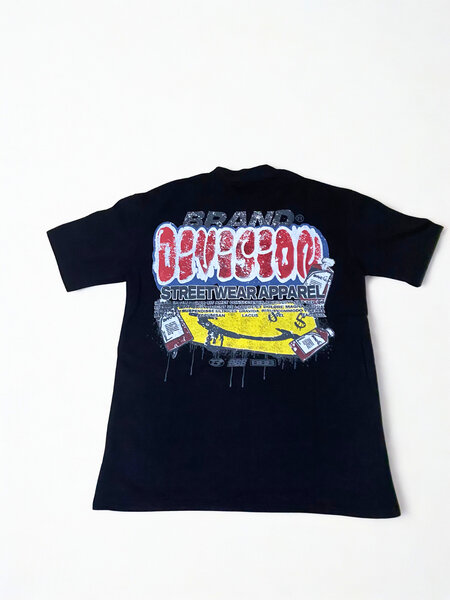 T-shirt streetwear noir tendance